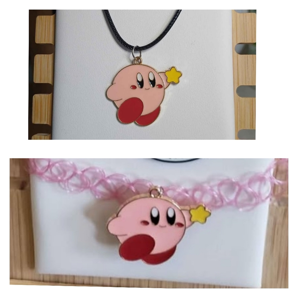 2/$14 New! Kirby Character Necklace Anime Cute Girls Womens
